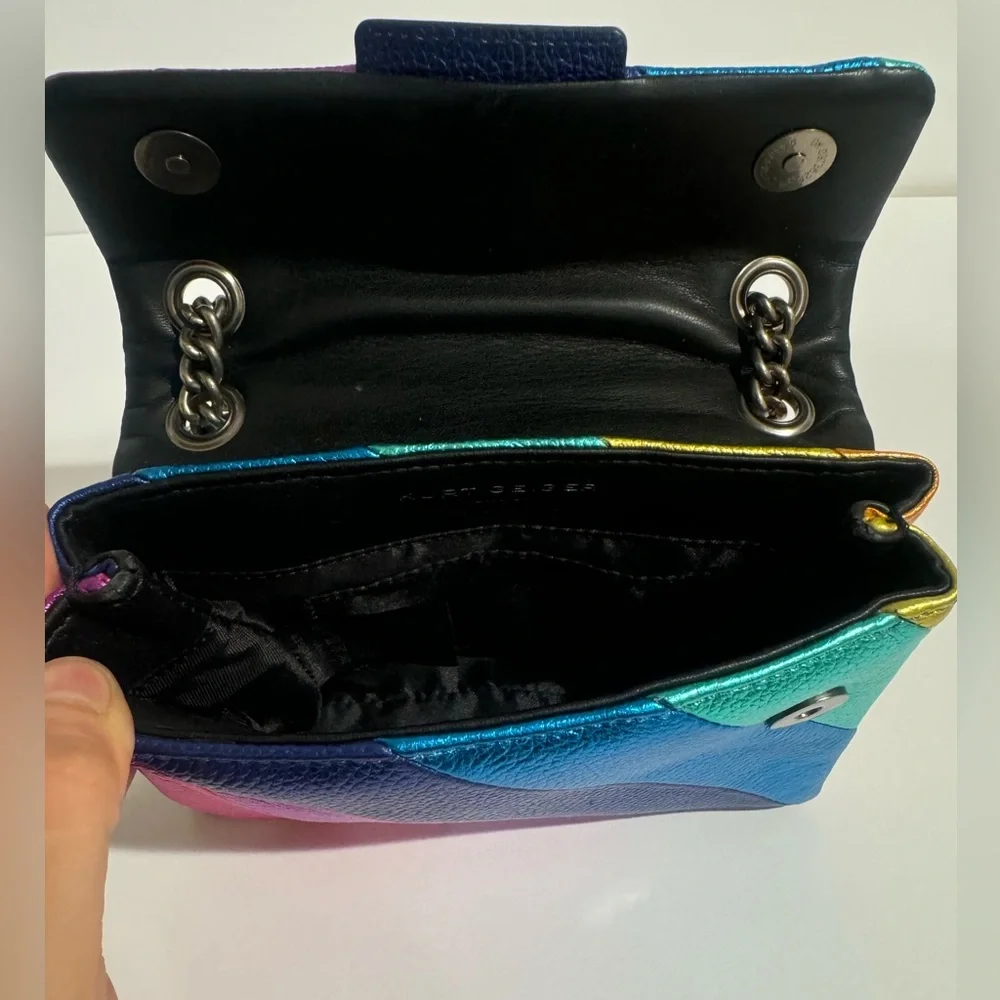 Kurt Geiger Multicolor Striped Crossbody Bag - Picture 3 of 4